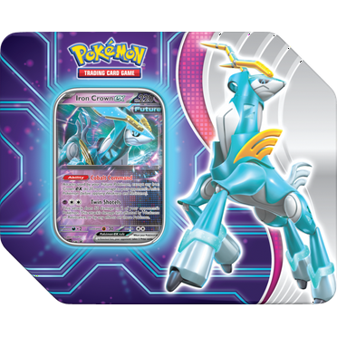 Pokemon Trading Card Games Paradox Destinies Tin - Iron Crown Ex