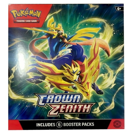Pokemon Trading Card Games SAS12.5 Crown Zenith Bundle 6 Booster Packs