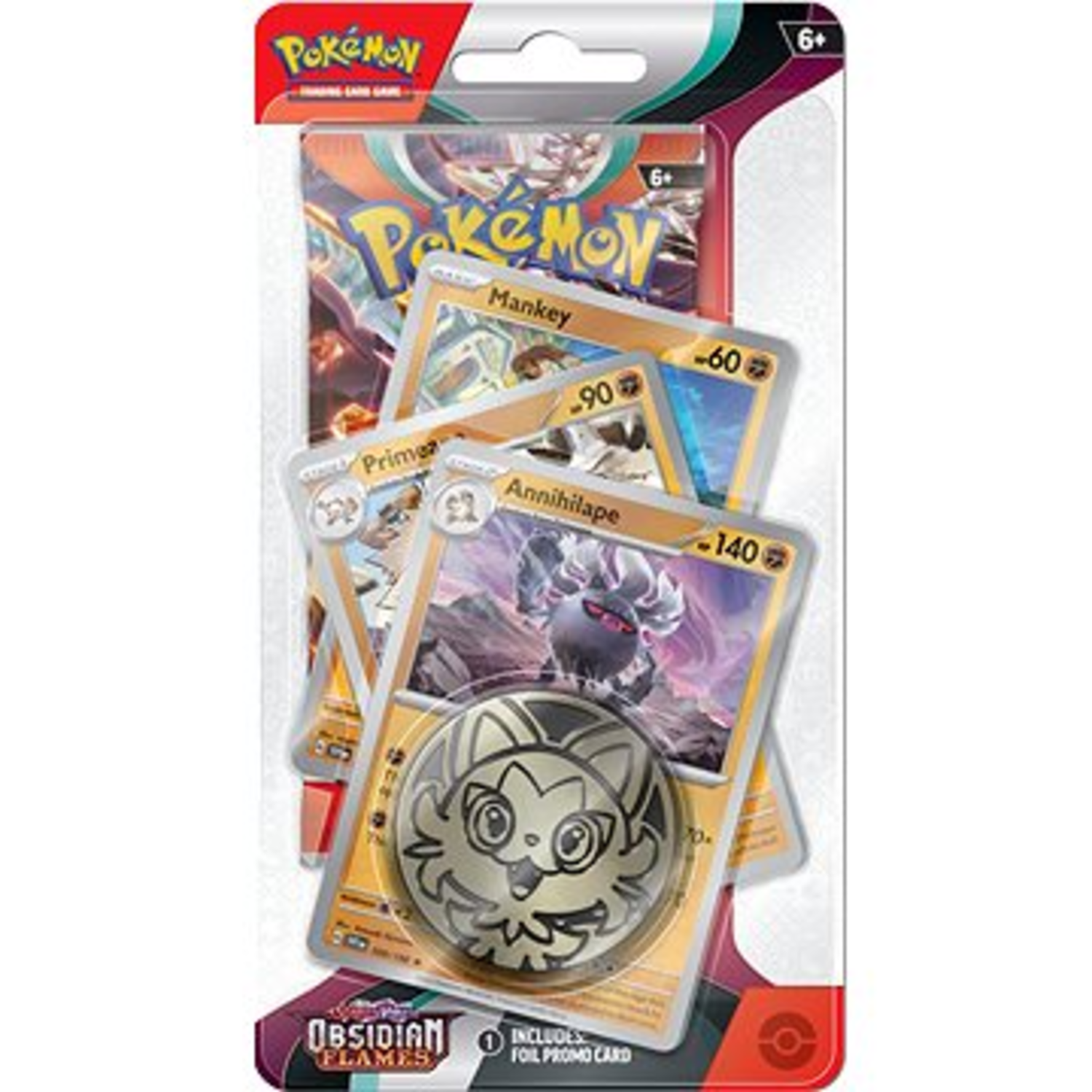 Pokemon Trading Card Games SV3 Obsidian Flames Checklane Blister