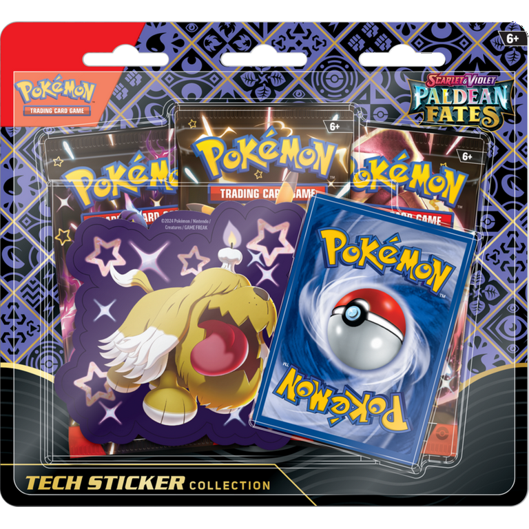 Pokemon Trading Card Games SV4.5 Paldean Fates Tech Sticker Collection  Greavard - Walmart.com