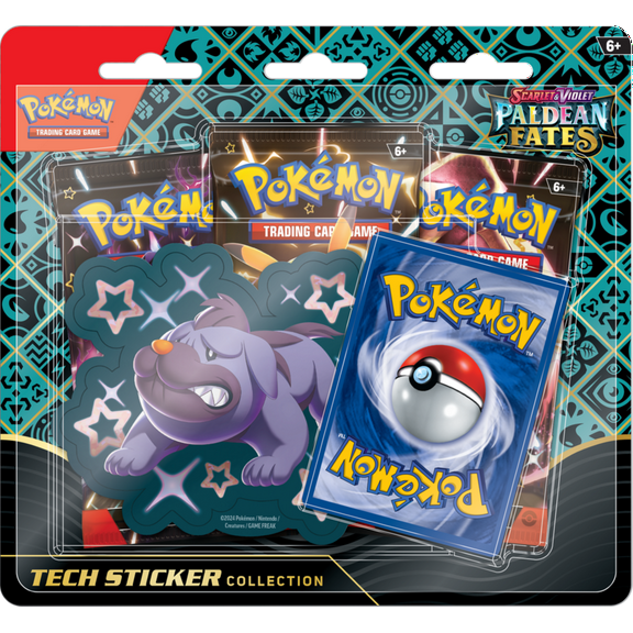 Pokemon Trading Card Games SV4.5 Paldean Fates Tech Sticker Collection Mashiff