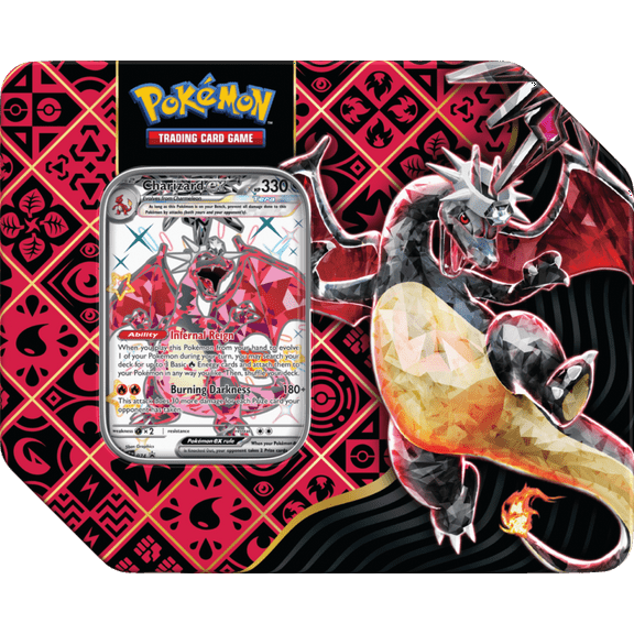 Pokemon Trading Card Games SV4.5 Paldean Fates Tin Charizard
