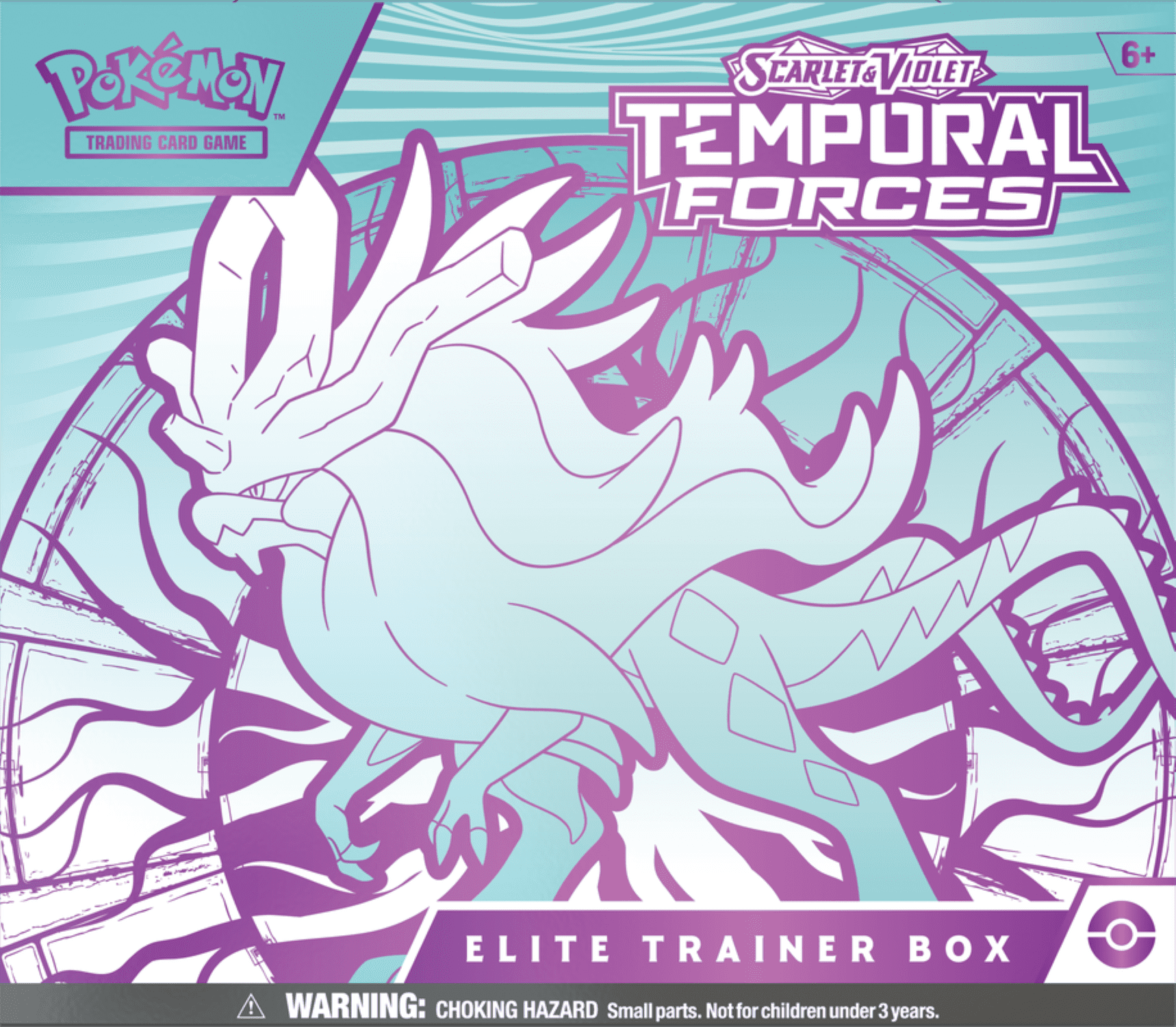 Pokemon Trading Card Games SV5 Temporal Forces Elite Trainer Box Walking  Wake