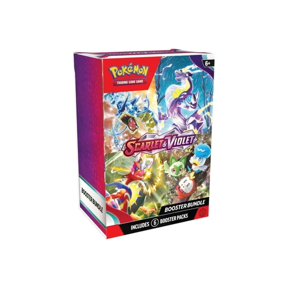 Collectible Pokemon Trading Card Games Scarlet & Violet 1 Booster Bundle - 6 booster packs