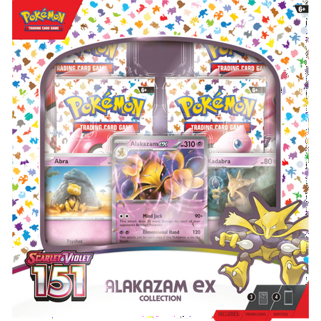 Pokemon Trading Card Games Scarlet & Violet 3.5 151 Collection Alakazam Ex - 4 Pokemon TCG: Scarlet & Violet—151 Booster Packs
