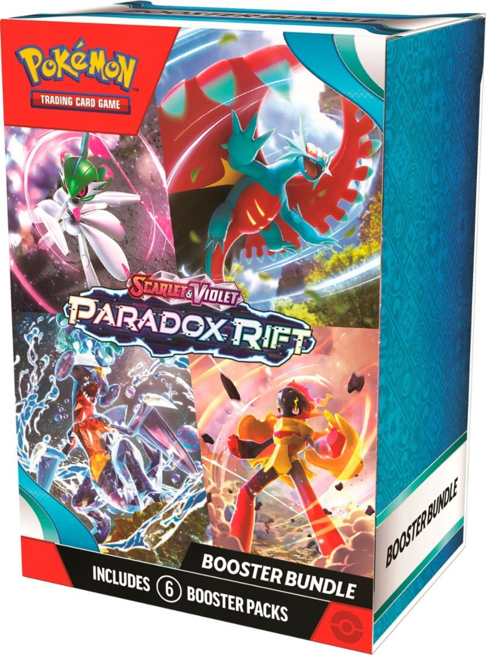Pokemon Trading Card Games Scarlet \u0026 Violet 4 Paradox Rift Booster Bundle 6 Booster Packs