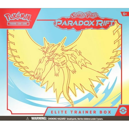 Pokemon Trading Card Games Scarlet & Violet 4 Paradox Rift Elite Trainer Box - Scream Tail 9 Booster Packs