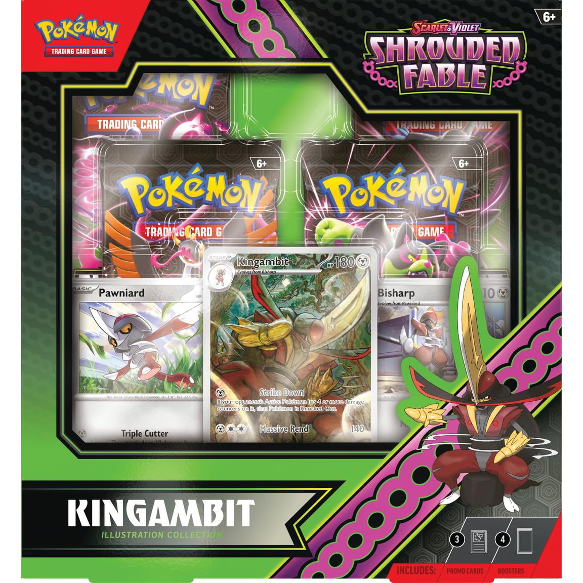 Pokemon Trading Card Games Scarlet \u0026 Violet 6.5 Kingambit Illustration Collection