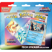 Pokemon Trading Card Games Scarlet & Violet Prismatic Evolutions Tech Sticker Collection Glaceon