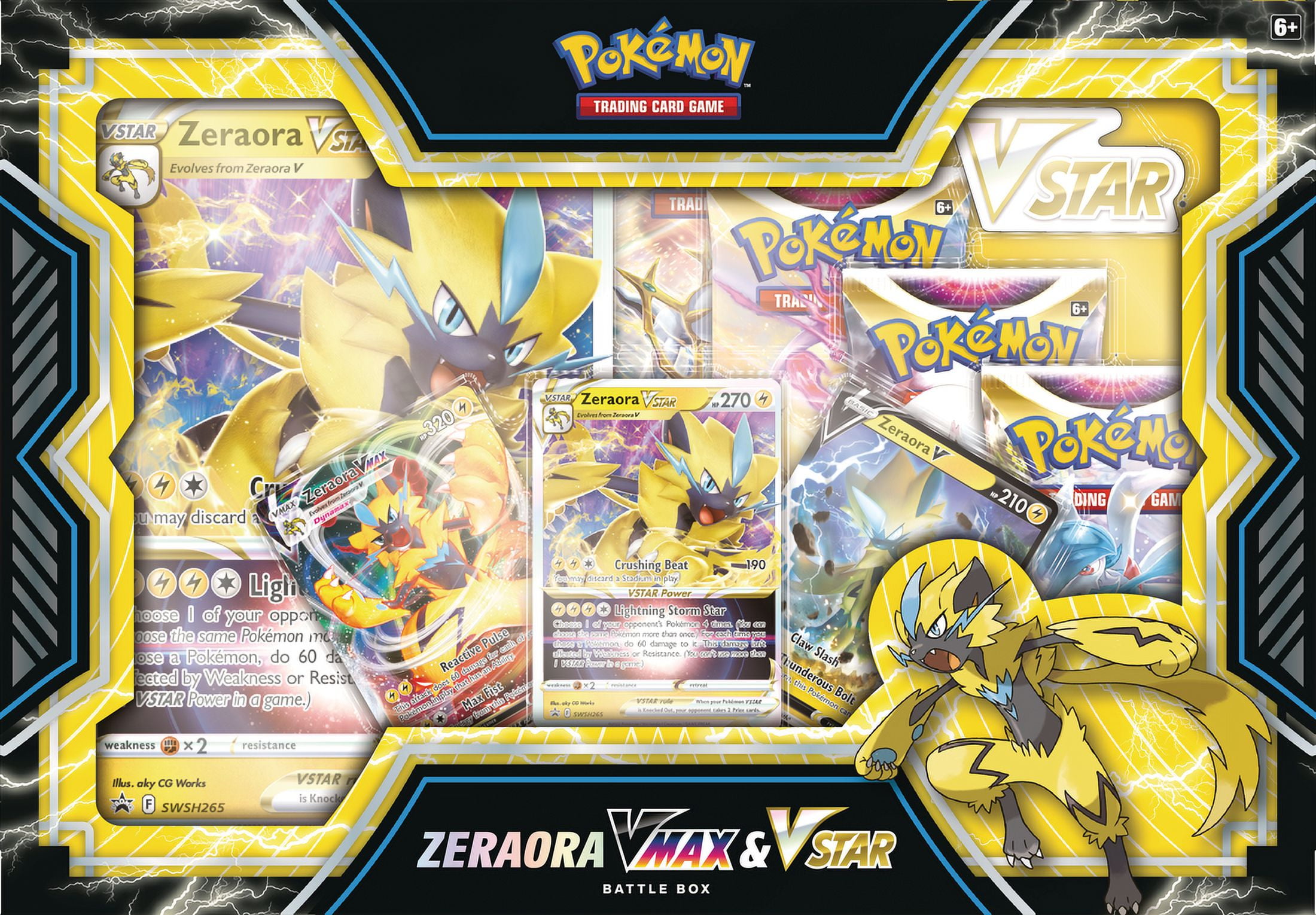 Walmart Exclusive: Pokemon VMAX Battle Box - Zeraora Edition with