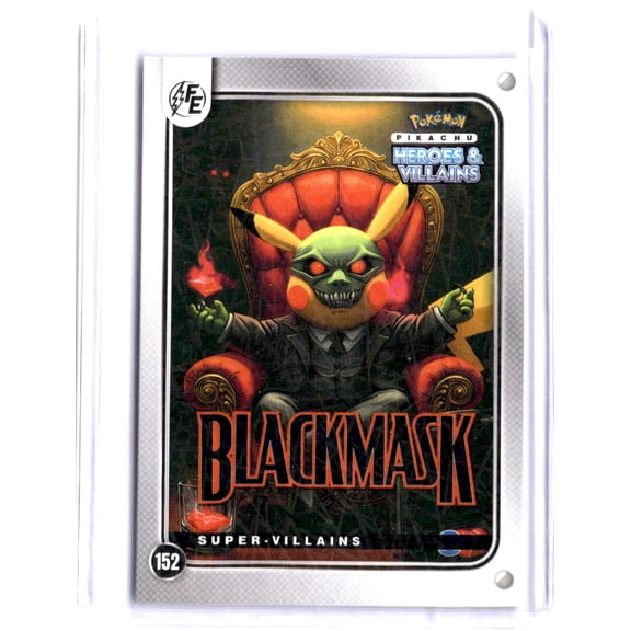 Pokemon Trading Card MARVEL/DC Pikachu Blackmask PRIZM #152 2025