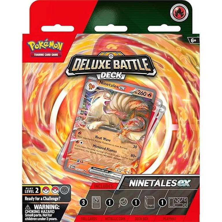 Pokemon Trading Cards - Deluxe Battle Deck - NINETALES EX (60-Card