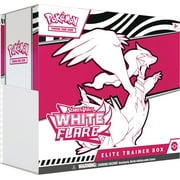 Collectible Pokemon Trading Cards Scarlet & Violet 10.5 White Flare Elite Trainer Box