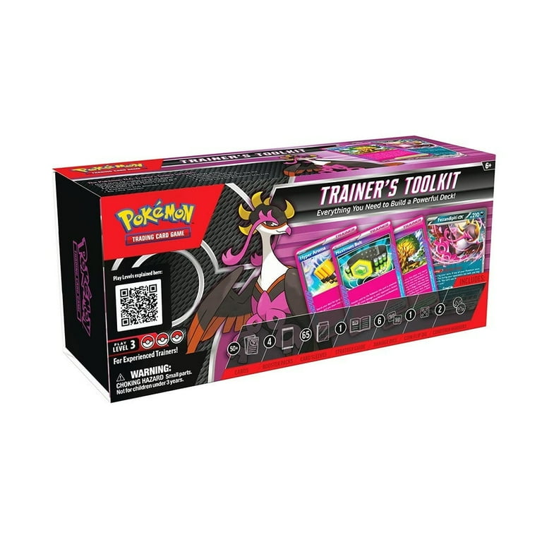 Pokmon 2025 Trainer's Toolkit Box Set, Includes 4 Boosters, 65 Sleeves,  50+ Cards, Strategy Guide - Walmart.com