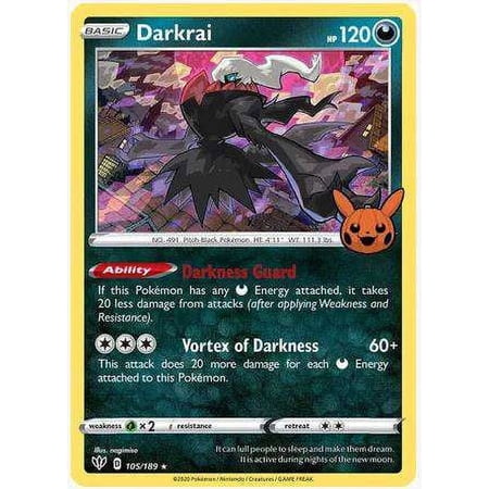 Pokemon Trick or Trade Darkrai #105/189 / Promo