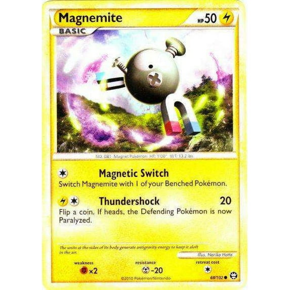 Pokemon Triumphant Common Magnemite #68