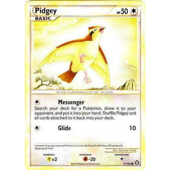 Pokemon Triumphant Common Pidgey #71