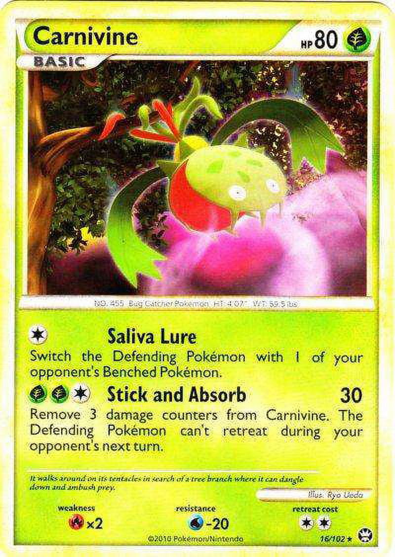 carnivine pokemon card value Carnivine 16/102 Pokmon card from Triumphant for sale at best price