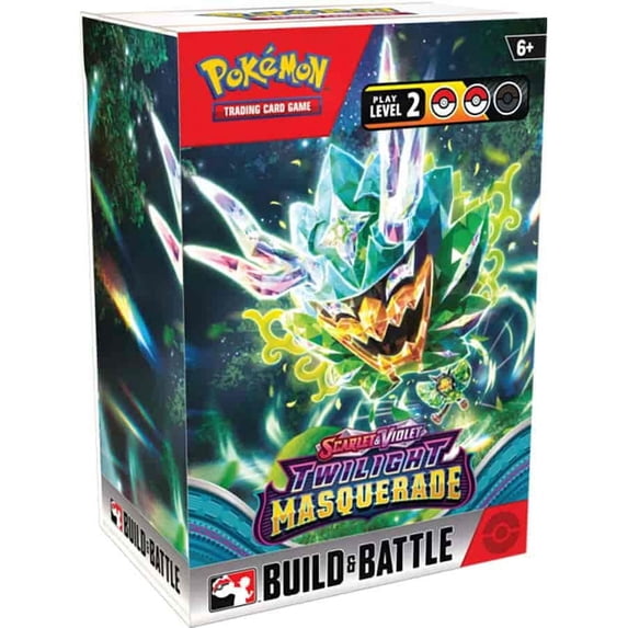 Pokemon Twilight Masquerade Build & Battle Box (4 Booster Packs & Promo Card)