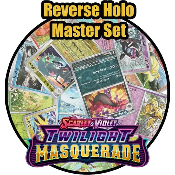 Pokemon Twilight Masquerade Complete Reverse Holo Master Set