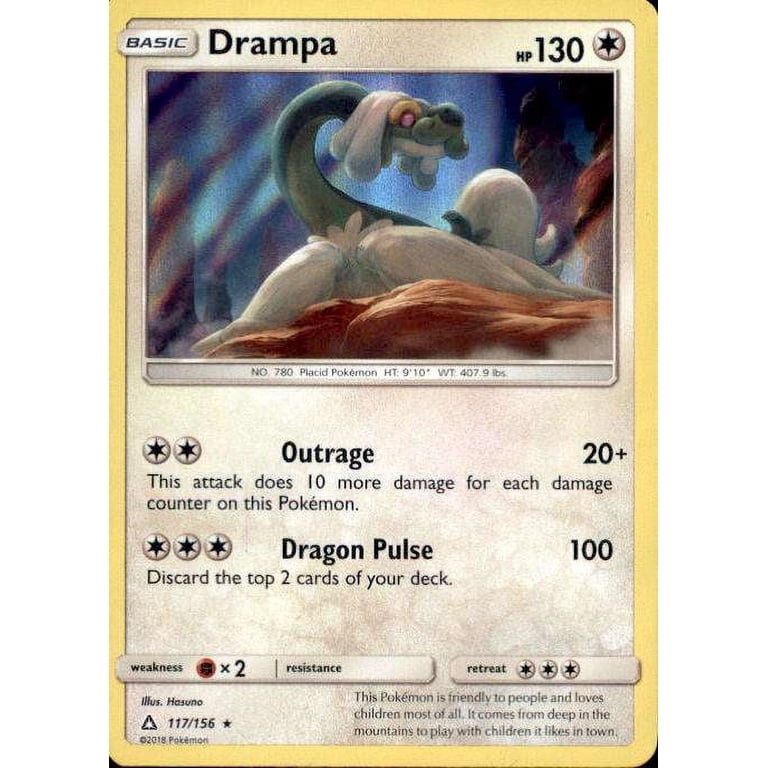 Pokemon Ultra Prism Drampa #117 - Walmart.com