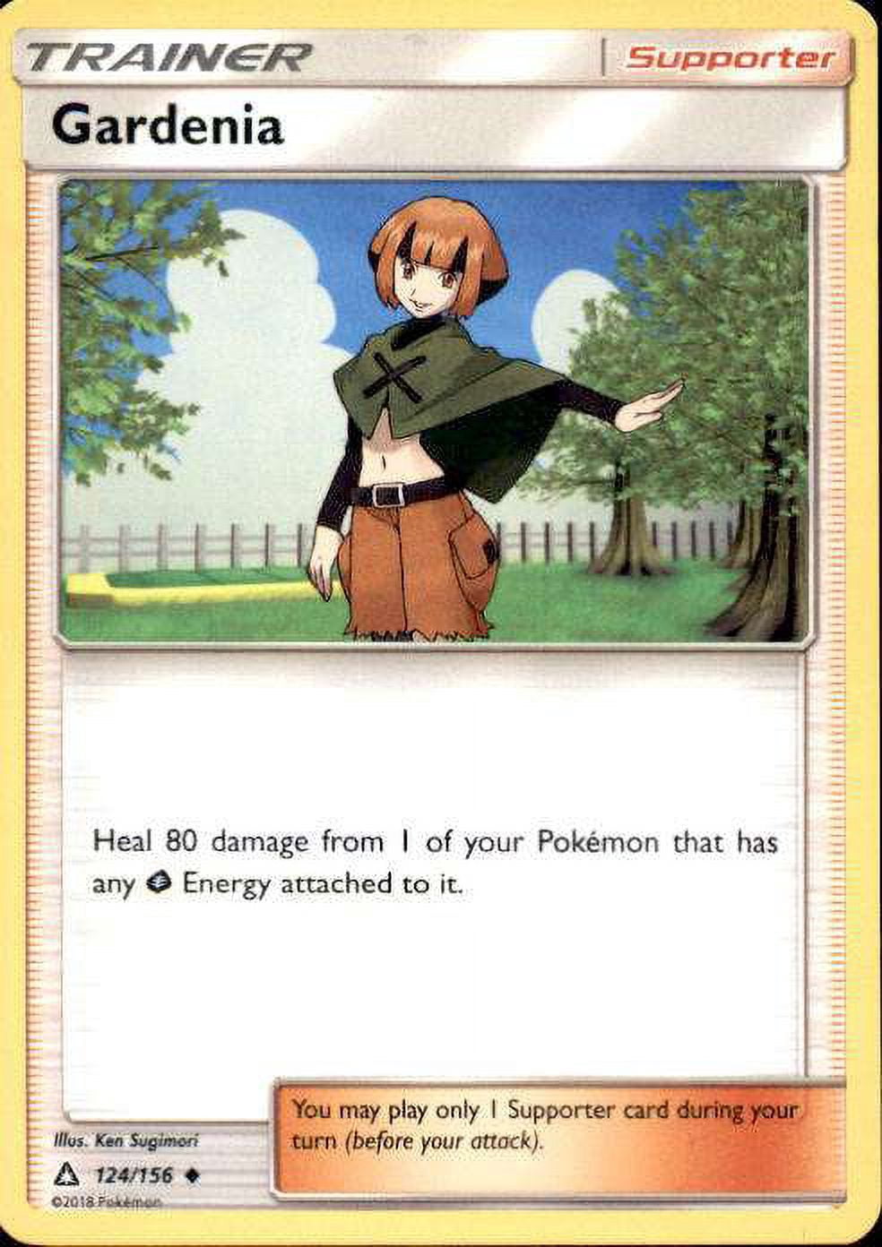 gardenia pokemon card SM Ultra Prism Trainer Card: - 124/156 - Reverse Holo Commemorate your favorite tabletop game with this Gardenia 2017 Pokemon Ultra Sun Japanese Secret Rare #070 PSA Authenticated 10 Card A closer look at this