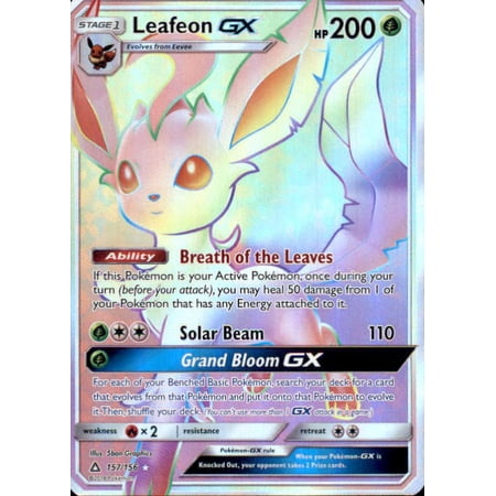 Pokemon Ultra Prism Leafeon-GX #157