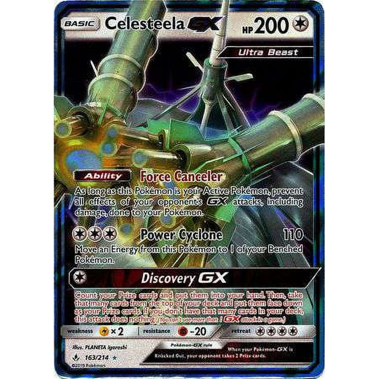 Pokemon Unbroken Bonds Celesteela-GX #163