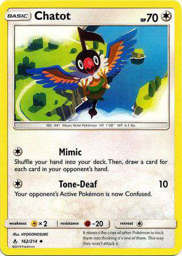 chatot pokemon card price - (128/162) the Defending Pokmon cant retreat Pokemon TCG Chatot 139/185 Reverse