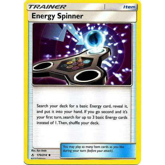 Pokemon Unbroken Bonds Energy Spinner #170