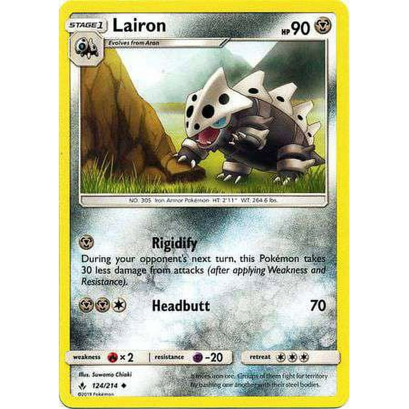 Pokemon Unbroken Bonds Lairon #124