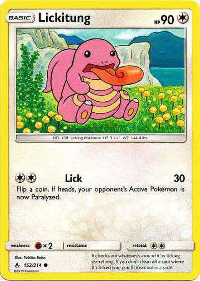 Pokemon Unbroken Bonds Lickitung #152 - Walmart.com