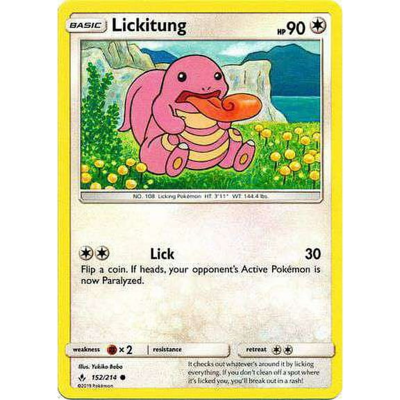 Pokemon Unbroken Bonds Lickitung #152