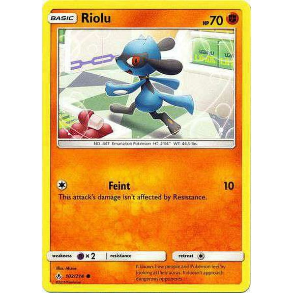 Pokemon Unbroken Bonds Riolu #102
