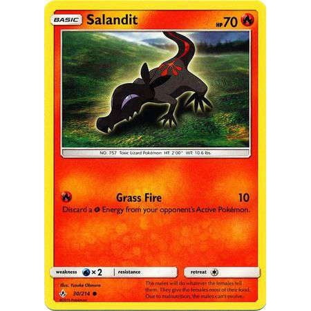 Pokemon Unbroken Bonds Salandit #30