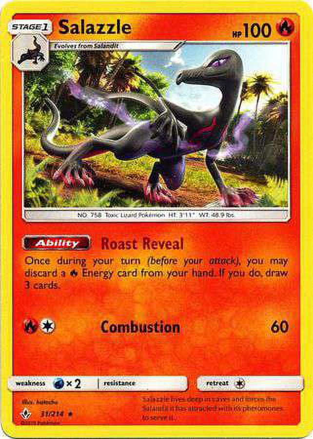 Pokemon Unbroken Bonds Salazzle #31 - Walmart.com