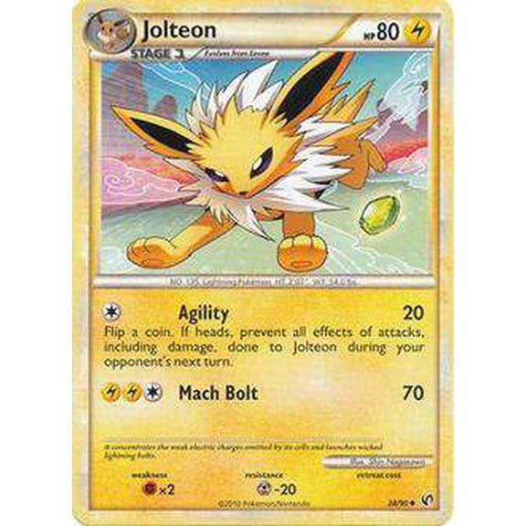 Pokemon Undaunted Uncommon Jolteon #28