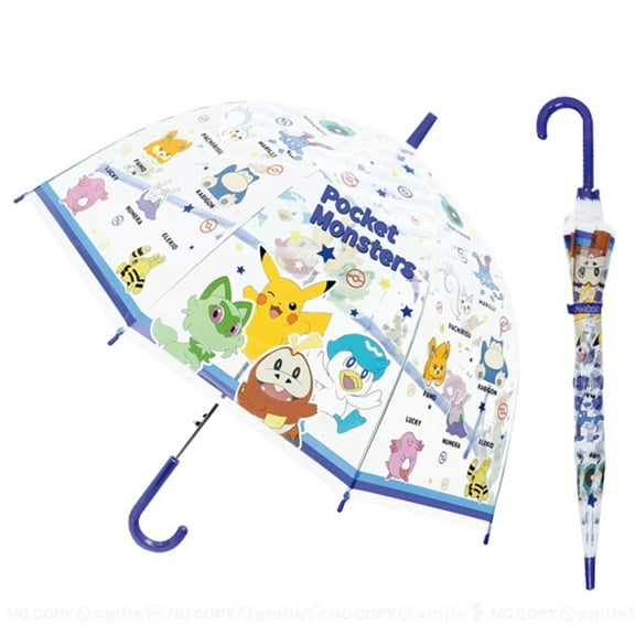 Pokemon Unisex Vinyl Jump Start Stick Umbrella. Stylish and Cute. Christmas,New Year,Birthday Party, Best Gift.