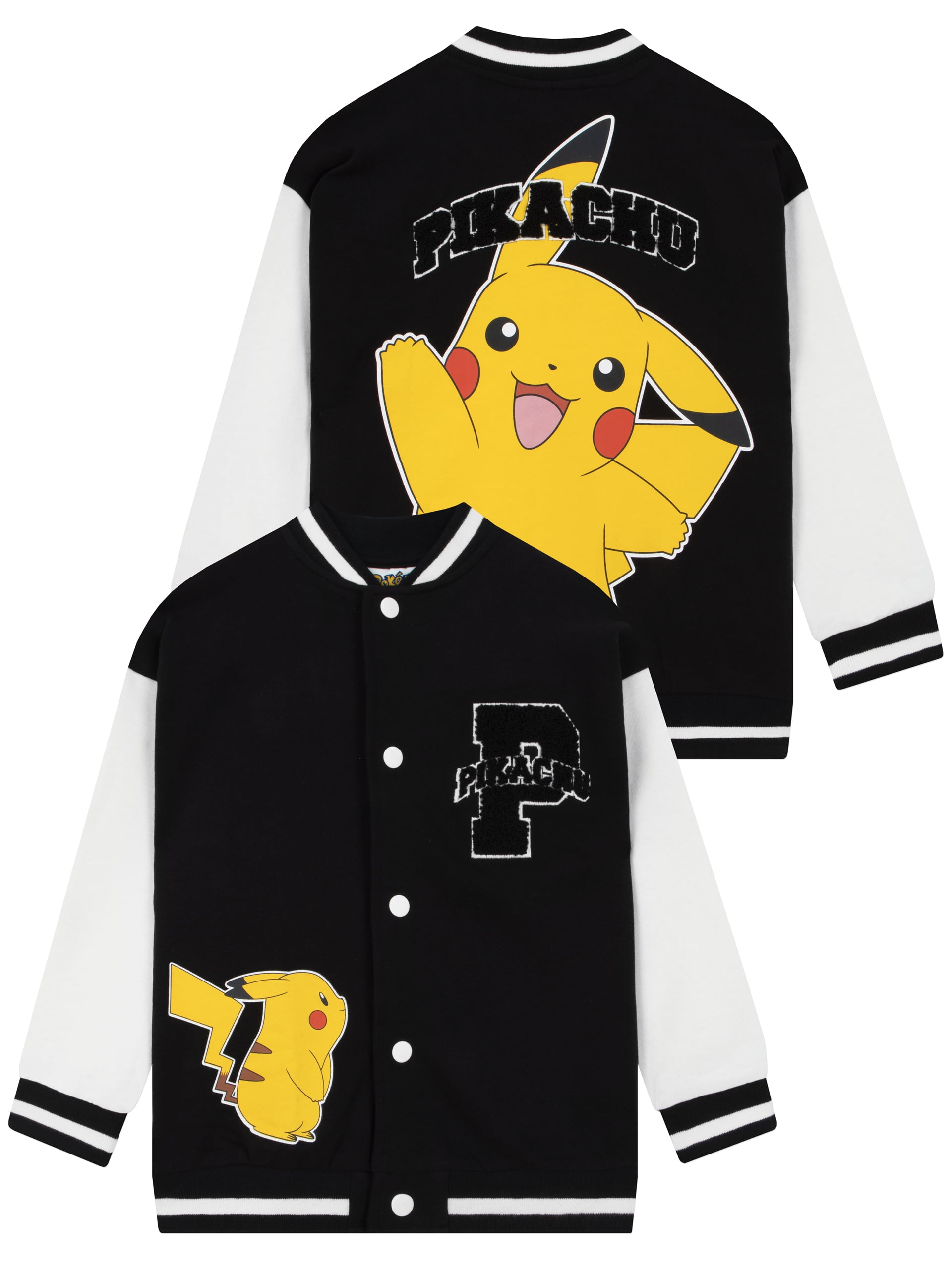 Pokemon Ruby Jacket Pokemon Varsity Jacket Black Sizes 6-14 - Walmart.com