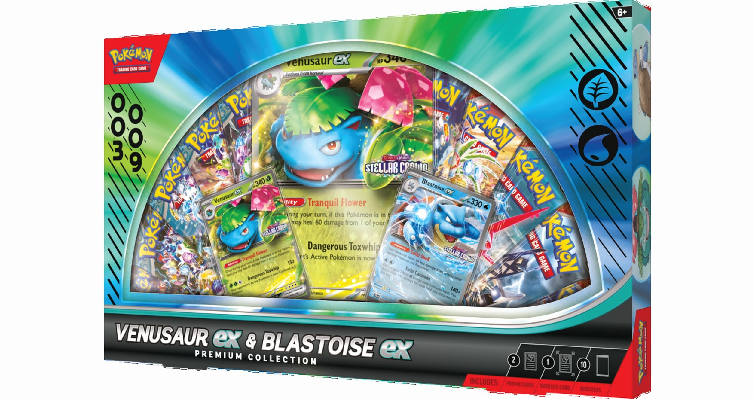 Pokemon Trading Card Game: Venusaur ex and Blastoise ex Premium Collection