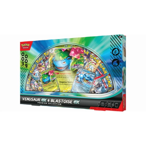 Pokemon Trading Card Game: Venusaur ex and Blastoise ex Premium Collection
