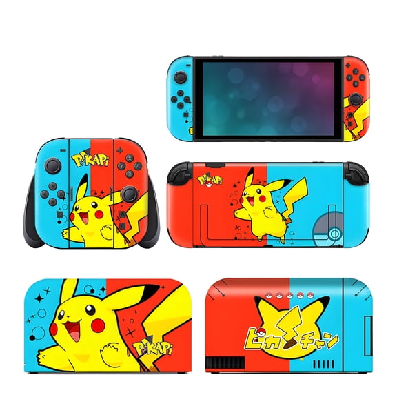 Pokemon Vinyl Skin Compatible with Nintendo Switch 2 | Dockable Protective Cover | Vinyl Wrap Decal Cover | Easy Installation | Bubble-Free