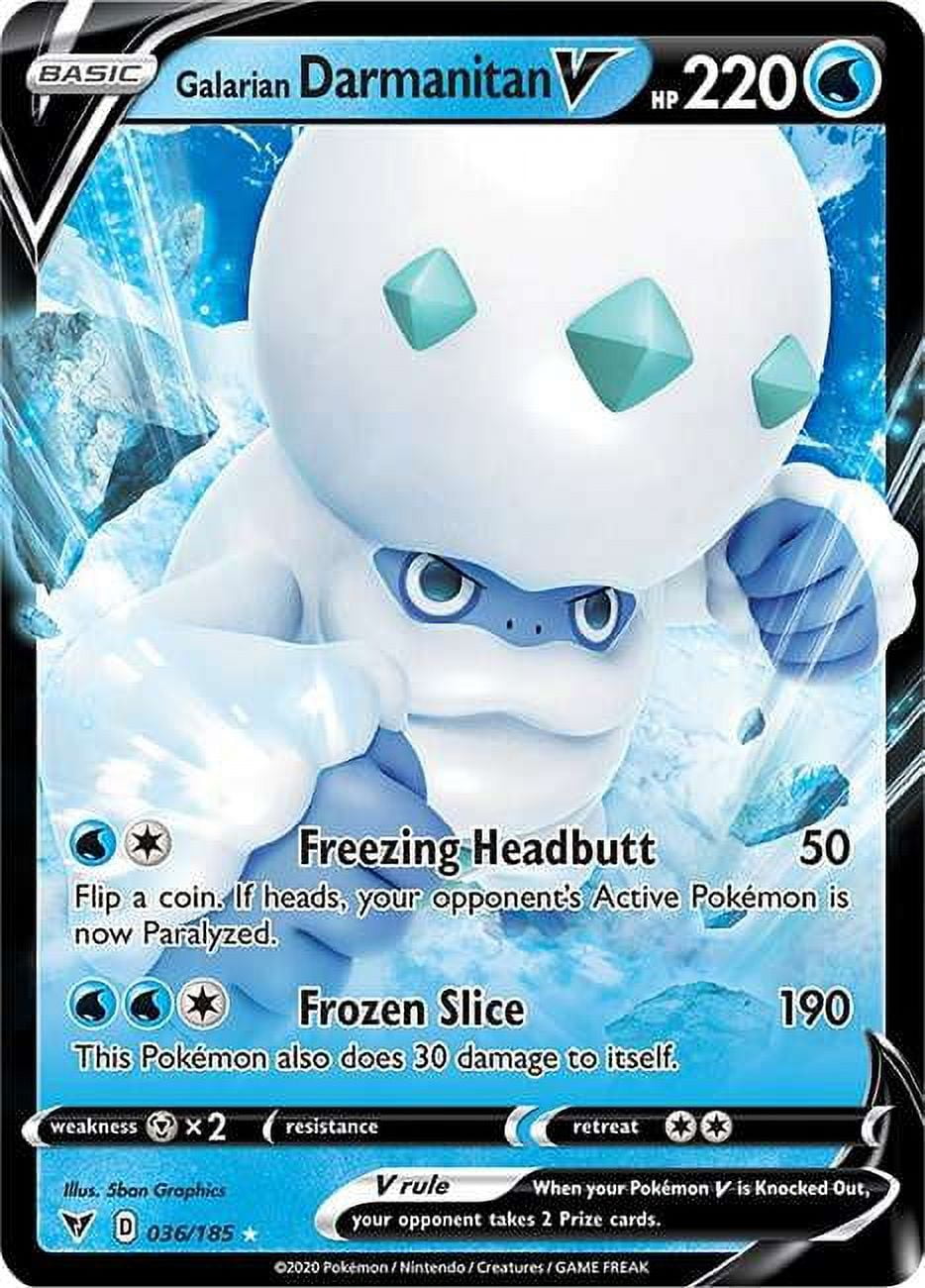 pokemon darmanitan card Cards Price Guide 044/189 / Rare Card Type / HP / Stage Galarian Darmanitan VMAX (secret) Holo