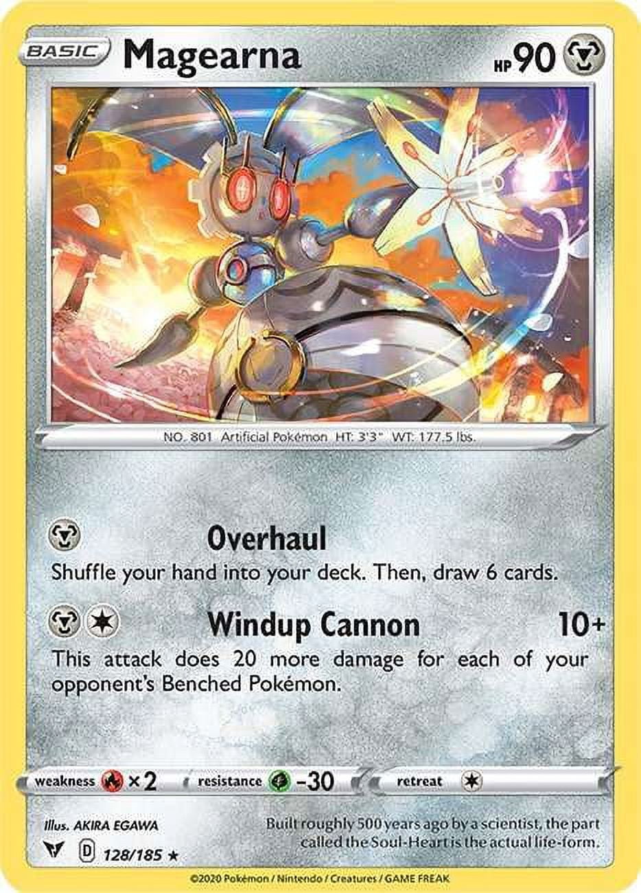 pokemon card magearna Battle Heart Tin: EX - Heart's Shield deck Metal Metal Gear Cutter (20) Metal Magearna-EX | XYSteam Siege |