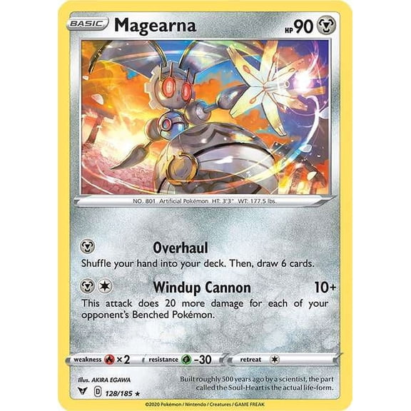 Pokemon Vivid Voltage Magearna #128