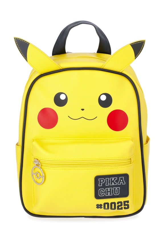 Pokemon Pikachu Women's 10.5" Mini Backpack, Yellow