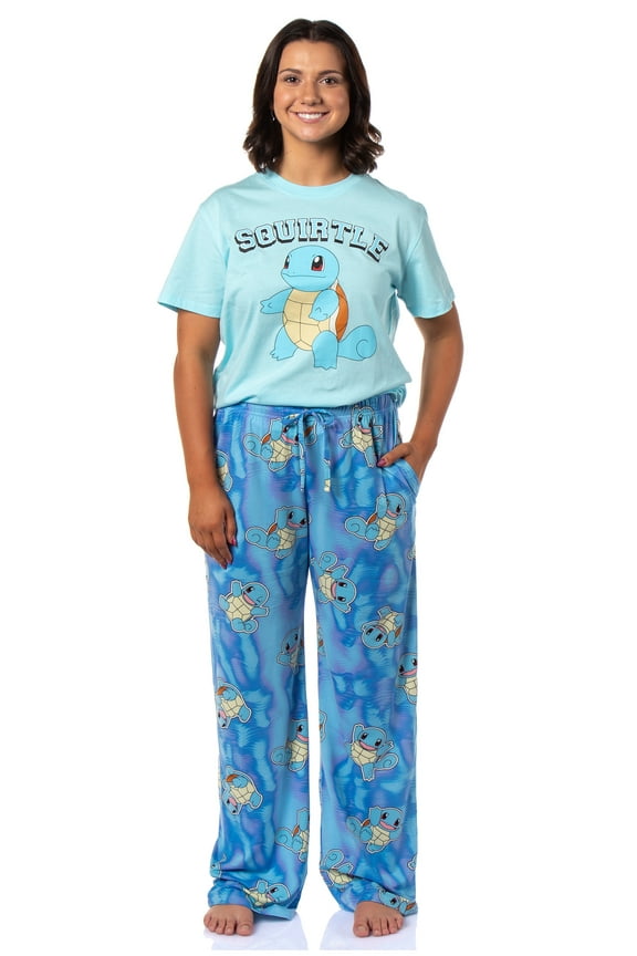 Pokemon Women's Multiple Styles Sleep Pajama Short Sleeve Set