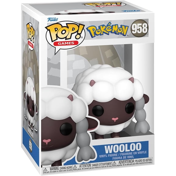 Open Box Pokemon Wooloo Funko Pop! Vinyl Figure #958