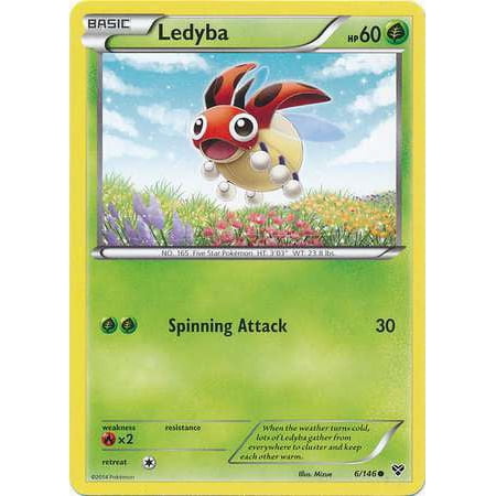 Pokemon X & Y Base Set Ledyba #6