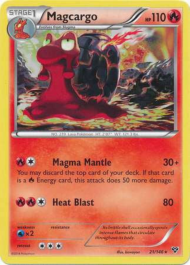 magcargo pokemon card value (24/168) [Sun & Moon: Celestial Storm] Moderately Played Reverse Holofoil RarityDouble Rare Hit Points270 HP Formnull Magcargo Pokemon Card Value